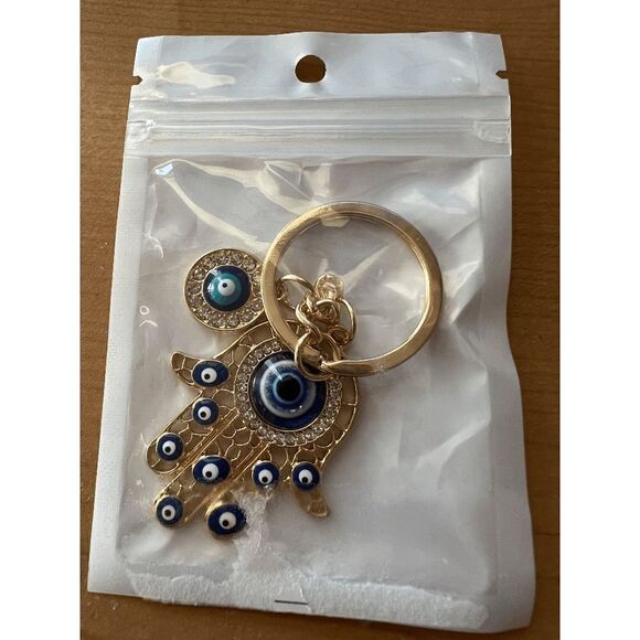‎Hamsa Hand Keychain - Picture 4 of 4